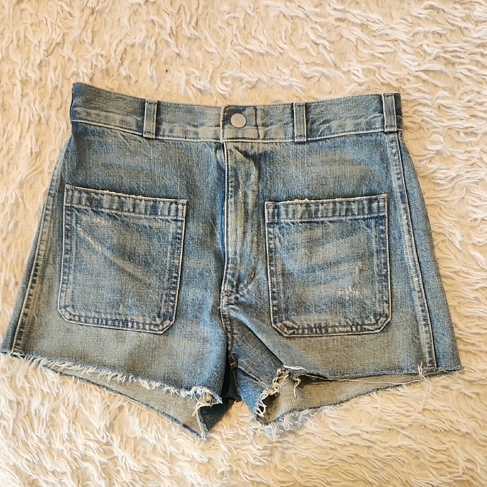 AMO Light Blue Jean Shorts